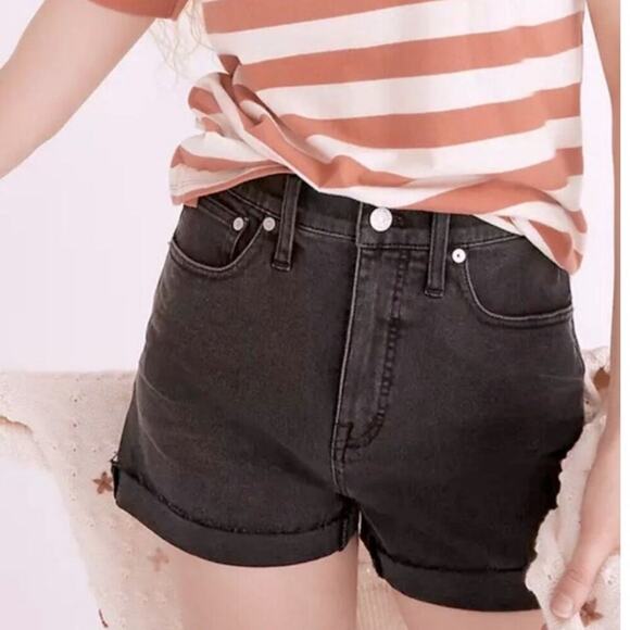 NWT Madewell High Rise Denim Shorts Size 28 - Picture 3 of 8